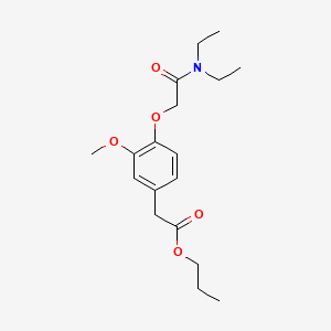 molecular formula C18H27NO5 B1678258 Propanidid CAS No. 1421-14-3