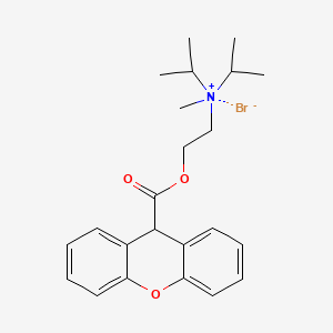 molecular formula C23H30BrNO3 B1678259 Propantheline bromide CAS No. 50-34-0