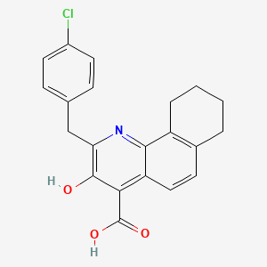 molecular formula C21H18ClNO3 B1678263 Psi-697 CAS No. 851546-61-7