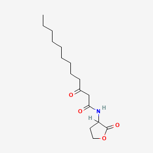 molecular formula C16H27NO4 B1678267 N-(3-Oxododecanoyl)homoserine lactone CAS No. 152833-54-0