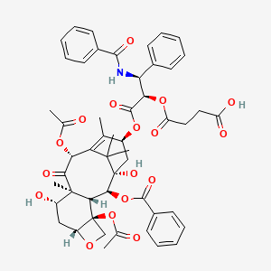 molecular formula C51H55NO17 B1678276 Paclitaxel Succinate CAS No. 117527-50-1