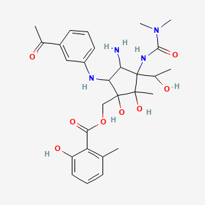 molecular formula C28H38N4O8 B1678277 Pactamycin CAS No. 23668-11-3