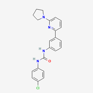 molecular formula C22H21ClN4O B1678302 Psncbam-1 CAS No. 877202-74-9