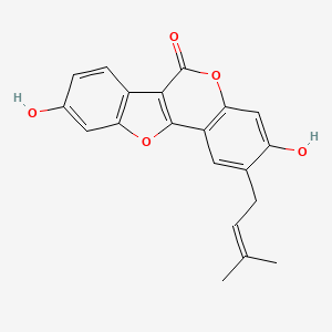 molecular formula C20H16O5 B1678305 Psoralidin CAS No. 18642-23-4