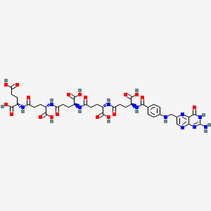 molecular formula C39H47N11O18 B1678317 Pentaglutamyl folate CAS No. 33611-85-7