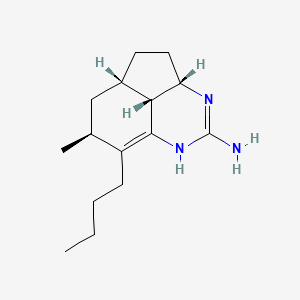 molecular formula C15H25N3 B1678321 Ptilocaulin CAS No. 78777-02-3