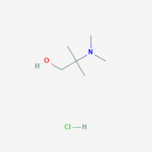 molecular formula C6H16ClNO B167834 1-Propanol, 2-(dimethylamino)-2-methyl-, hydrochloride CAS No. 10026-98-9