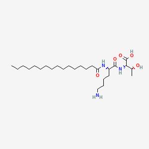 molecular formula C26H51N3O5 B1678348 Palmitoyl dipeptide-7 CAS No. 911813-90-6