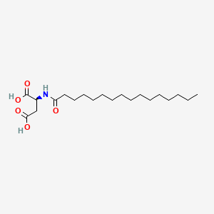 molecular formula C20H37NO5 B1678353 Palmitoyl-L-aspartic acid CAS No. 1782-17-8
