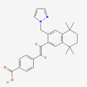 molecular formula C27H30N2O2 B1678359 Palovarotene CAS No. 410528-02-8