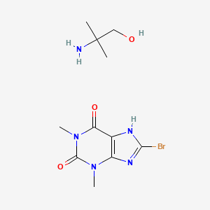 molecular formula C11H18BrN5O3 B1678362 Pamabrom CAS No. 606-04-2