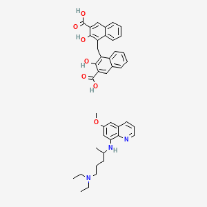 molecular formula C42H45N3O7 B1678365 帕马奎萘酸酯 CAS No. 635-05-2
