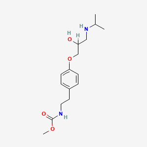 molecular formula C16H26N2O4 B1678366 Pamatolol CAS No. 59110-35-9