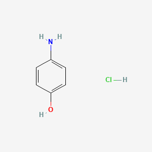 molecular formula C6H8ClNO B1678369 4-Aminophenol hydrochloride CAS No. 51-78-5