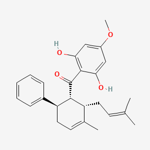 molecular formula C26H30O4 B1678376 Panduratin A CAS No. 89837-52-5