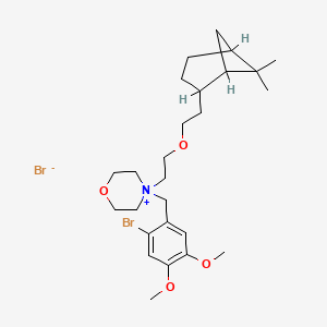 molecular formula C26H41Br2NO4 B1678381 Pinaverium bromide CAS No. 53251-94-8