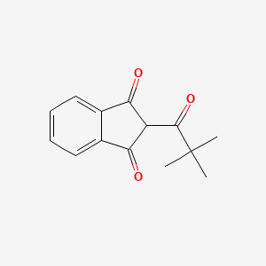 molecular formula C14H14O3 B1678384 Pindone CAS No. 83-26-1