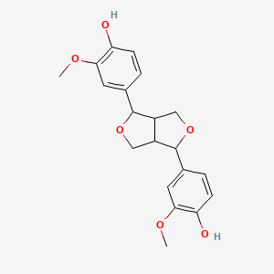 molecular formula C20H22O6 B1678388 松脂醇 CAS No. 487-36-5