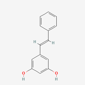 molecular formula C14H12O2 B1678390 Pinosylvin CAS No. 22139-77-1