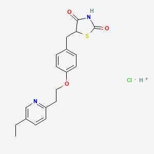 molecular formula C19H21ClN2O3S B1678392 Pioglitazone hydrochloride CAS No. 112529-15-4
