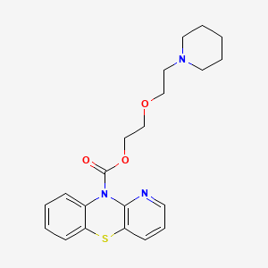 molecular formula C21H25N3O3S B1678394 Pipazethate CAS No. 2167-85-3