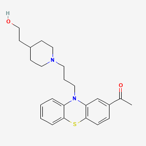molecular formula C24H30N2O2S B1678400 Piperacetazine CAS No. 3819-00-9