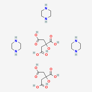 molecular formula C24H46N6O14 B1678403 Piperazine Citrate CAS No. 144-29-6