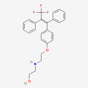 molecular formula C25H24F3NO2 B1678405 Panomifene CAS No. 77599-17-8