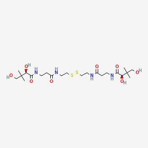 molecular formula C22H42N4O8S2 B1678406 Pantethine CAS No. 16816-67-4