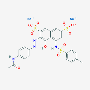 molecular formula C25H20N4Na2O10S3 B167841 酸性紫5 CAS No. 10130-48-0