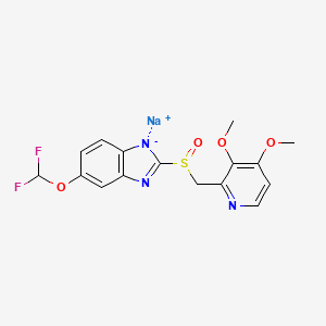 molecular formula C16H14F2N3NaO4S B1678410 Pantoprazole Sodium CAS No. 138786-67-1