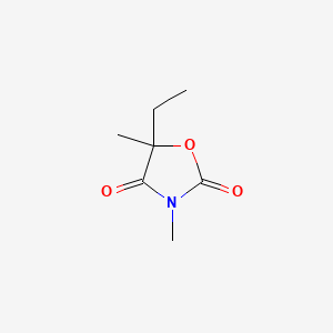 molecular formula C7H11NO3 B1678424 Paramethadione CAS No. 115-67-3