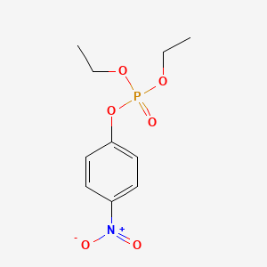 molecular formula C10H14NO6P B1678428 对氧磷 CAS No. 311-45-5