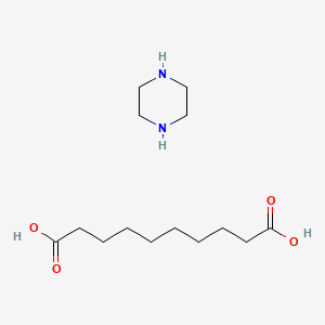 molecular formula C14H28N2O4 B1678431 Piperazine sebacate CAS No. 7433-23-0