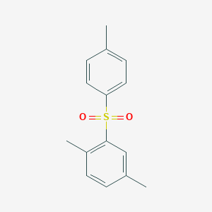 molecular formula C15H16O2S B167844 2-(p-Tolyl-2,5-xylylsulfone) CAS No. 1816-96-2