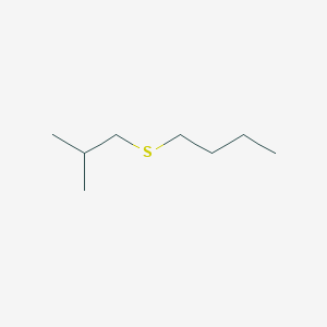molecular formula C8H18S B167846 1-(2-Methylpropylsulfanyl)butane CAS No. 1741-85-1