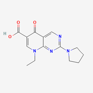 molecular formula C14H16N4O3 B1678461 Piromidic Acid CAS No. 19562-30-2