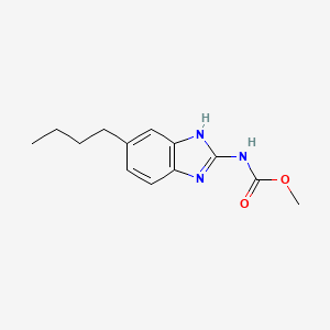 molecular formula C13H17N3O2 B1678465 Parbendazole CAS No. 14255-87-9
