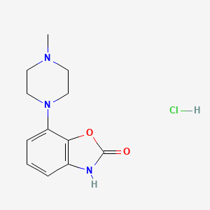 molecular formula C12H16ClN3O2 B1678467 Pardoprunox hydrochloride CAS No. 269718-83-4