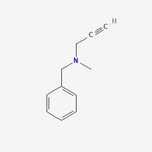 molecular formula C11H13N B1678468 Pargyline CAS No. 555-57-7