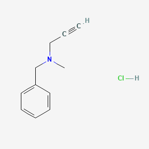 molecular formula C11H13N B1678469 Pargyline CAS No. 306-07-0