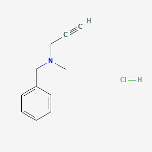 molecular formula C11H14ClN B1678469 Pargyline hydrochloride CAS No. 306-07-0
