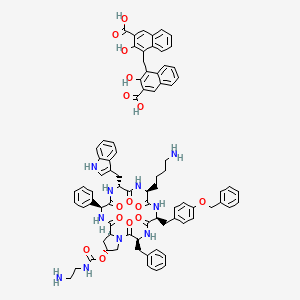 molecular formula C81H82N10O15 B1678483 Pasireotide Pamoate CAS No. 396091-79-5
