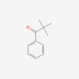molecular formula C11H14O B1678491 2,2-Dimethylpropiophenone CAS No. 938-16-9