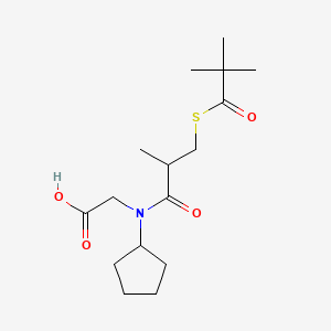 molecular formula C16H27NO4S B1678492 Pivalopril CAS No. 76963-39-8