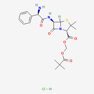 molecular formula C22H30ClN3O6S B1678494 Pivampicillin hydrochloride CAS No. 26309-95-5