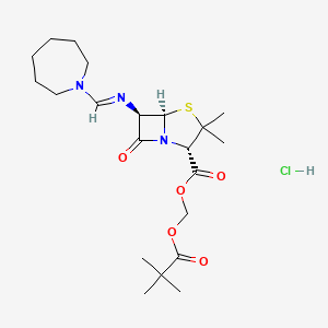 molecular formula C21H34ClN3O5S B1678496 Pivmecillinam hydrochloride CAS No. 32887-03-9