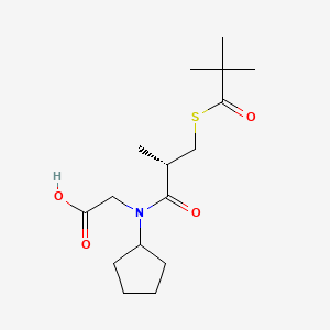 molecular formula C16H27NO4S B1678497 Pivopril CAS No. 81045-50-3