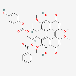 molecular formula C44H38O14 B1678507 Calphostin C CAS No. 121263-19-2