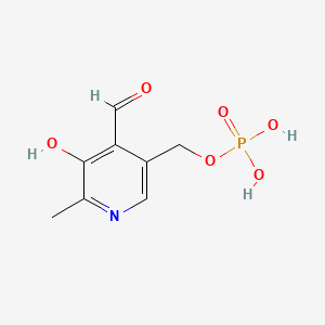 molecular formula C8H10NO6P B1678522 Pyridoxal phosphate CAS No. 54-47-7